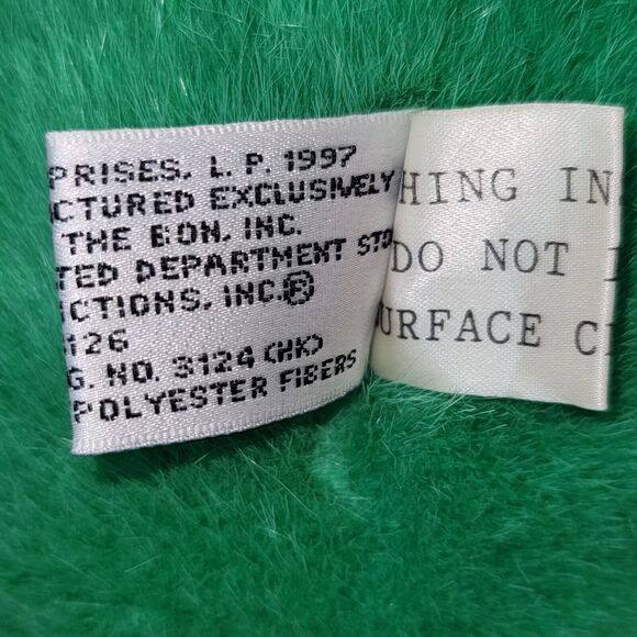 VTG Dr Seuss The GRINCH Plush 1997 Macys Christmas Stuffed Animal Large Book - Picture 11 of 14